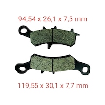 Tvs Ön Fren Disk Balatası Fa258 Fiero-kawasaki Kx 85