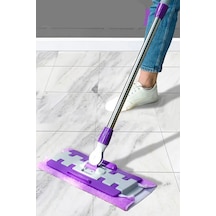Mandallı Mop Temizlik Seti, Istediğin Bezi Tak, Yer Duvar Cam Tavan Mopu Mikrofiber