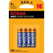 Kodak Max Alkalin İnce Pil Aaa 4'lü