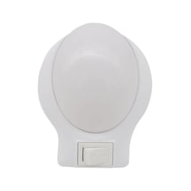 Ayrex Ufo Led Gece Lambası 0,5w Tasarruflu Işıklı Fişli Düğmeli Gün Işığı Genel