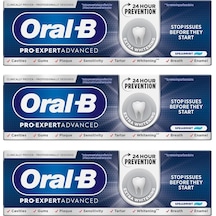 Oral-b Pro-expert Advanced Ekstra Beyazlık Diş Macunu 75 Ml 3lü Paket