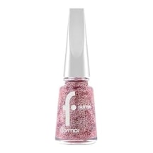 Yoğun Simli Şeffaf Oje - Glitter Nail Enamel - Gl039 Red In Sılver-8682536049948