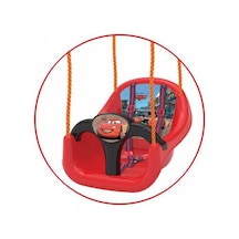 Cars Arabalar Çocuk Ve Bebek Salıncak Korumalıklı Kemerli Bahçe S