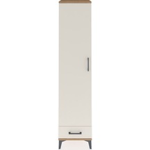 Hyperion Dolap 5 Raflı Tek Çekmeceli Tek Kapaklı 44x44x195 Ça... Çam
