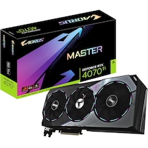 Gigabyte Rtx 4070 Tı Aorus Master Gv-n407taorus M-12gd 192 Bit Gddr6x 12 Gb Ekran Kartı
