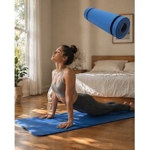 Mey İthalat 10 Mm Fitness Ve Pilates Matı Kaydırmaz Taban Konforlu Spor Minderi Hafif Taşınabilir ---