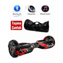 Elektrikli Kaykay Hoverboard 6.5 Inch Bluetooth Hoparlörlü Akıllı Denge - Rs-s5 Apato Grafiti