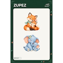 Anne Yavru Sarılması 19x25 Cm Ütüyle Uygulanan Baskı Zpz1017 - 928157291