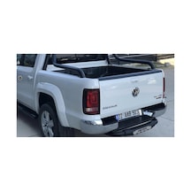 Volkswagen Amarok 2010-2022 Arka Tampon Koruma Demiri Siyah Arka Koruma Barı Demir