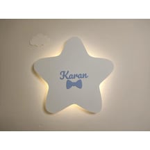 Yıldız Gece Lambası Çocuk Odası Bebek Odası Dekoratif Aydınlatma İsme Özel