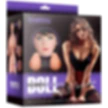 Zaga Oyun 3D Kafa Ve Saçlı Şişme Silikon Manken Boobie Super Love Doll