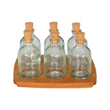 Masa Üstü Tezgah Üstü Mini Baharatlık Seti Takımı 7 Parça Şeffaf