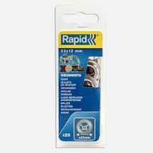 Rapid Kuşgözü Delik Halka 12 Mm 25 Adet 2parça Diğer