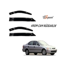 Krom Cam Rüzgarlığı 1 2mm Honda Civic 1996/2001 4'lü / Caru428