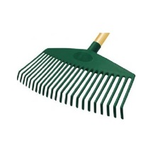 Raco 53747 Ahşap Saplı Plastik Çim Ve Yaprak Toplama Tırmığı 45