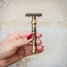 Pearl Shaving Krom Kaplama Antik Taraksız Jiletli Tıraş Bıçağı