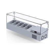 Iceinox Set Üstü Saladbar Cam Kapak Gn 1/4-150: 5 Adet