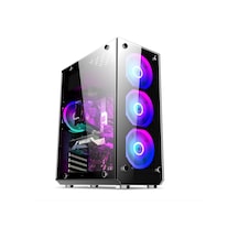 Blueforce Hunter 4 RGB Fanlı Atx-Mini Atx Itx Uyumlu Mid Tower Bilgisayar Kasası