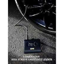 Rowermax Yeni Nesil Şarjlı Hava Pompası Araç Lastik Bisiklet Motor Top Şişirme Oto Hava Kompresörü