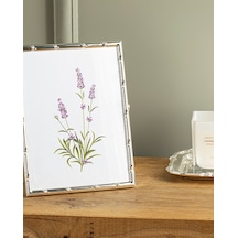English Home Bamboo Metal Çerçeve  Silver