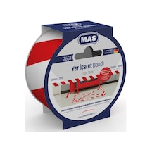 Yer İşareti Bandı 50mm X 27m Kırmızı-Beyaz