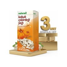 Naturoil Kabak Çekirdeği Yağı 3x20 Cc 20 Ml
