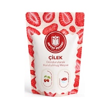 Çilek Kuru Meyve Cipsi - Dondurularak Kurutulmuş Freeze Dried Çıtır Çilek - 15 Gr