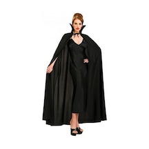 Siyah Renk Yakalı Halloween Pelerini Semeglbl - 2 120 Cm