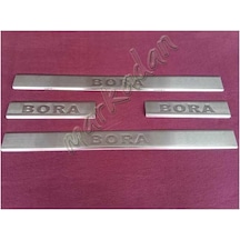 Woc Chrome Vw Bora Krom Kapı Eşiği 1998-2004 4 Parça Paslanmaz Çe N11.18