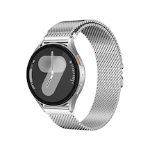 Kilifone - Xiaomi Mi Watch Color 22mm Uyumlu - Kordon Metal Hasır Kordon - Krd-25 - Gümüş - T36953
