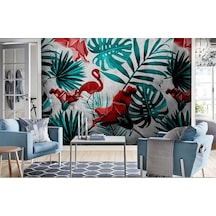 Flamingo Desenli Duvar Kağıdı (359236453)