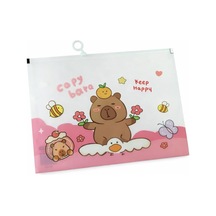 Capybara Tasarımlı A4 Şeffaf Dosya Genel