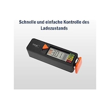 Tfa Dostmann Pil Test Cihazı Batterycheck, 98.1126.01, Piller Ve Aküler İçin Aaa,aa,c, D , Düğme Pil, Blok Pil, Şarj Durumu/volt Göstergesi, Kolay Ve Hızlı, Siyah