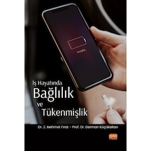 İş Hayatında Bağlılık ve Tükenmişlik  - Derman Küçükaltan  -  Z. Mehmet Fırat  - Nobel Bilimsel Eserler