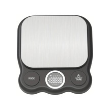 Oldfriend 1 Adet Hassas Dijital Yemek Gram Mutfak Pastacılık Ölçek Tartı Lcd Ekran Siyah Siyah