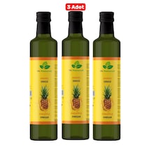 3 Adet Ananas Sirkesi Doğal Fermantasyon Detox Sirke 500 Ml