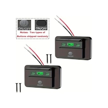 Honeybeeshop 2li Paket G Üç Portlu Usb Araba Hızlı Şarj Soketi Qc3 0 Pd3 0 Araba Şarj Cihazı Duvara Monte Tip C Rv Tekne Kamyon Motosiklet Otobüs