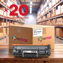 Hp Laserjet Mfp M236d Uyumlu  Toner Çipli W1360x 20'li 2.600 Sayfa