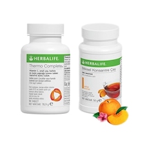 Herbalife Kargo Bedava Thermo Complete 90 Tablet Ve 1 Adet Şeftali Çay 50gr Set 1 Adet 32