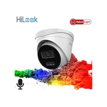 Hılook Ipc-t220ha-lufc, 2mpix, 2,8mm Lens, H265+, Dual Light, 20mt Gece Görüşü, Dahili Mikrofon, Ip67, Poe, Dome, Ip Kamera
