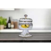 Lemon Emaye Ayaklı Şekerlik Diğer
