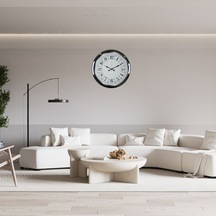 Büro Ev Ofis Hediyesi İçin 52cm Krom Modern Desenli Desen Duvar Saati Diğer