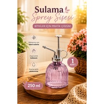 Perotti 15731 Mor Vintage Cam Bitki Sulama Şişesi Sprey Şişe