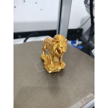 13cm Modern Aslan Biblo Ev Salon Ofis Masaüstü Dekoratif Figür