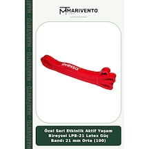 Özel Seri Etkinlik Aktif Yaşam Bireysel Lpb-21 Latex Güç Bandı 21 Mm Orta 100 Çok Renkli