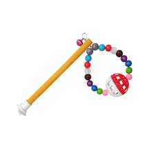 Renkli Boncuklu Ve Tünekli Muhabbet Kuş Salıncağı 9.5-16 Cm