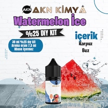 Watermelon Ice Yoğun Dıy Kit Karpuz Buz Gıda Aroması %25 Oranda Aroma İçerir Hazır Değildir 30 Ml