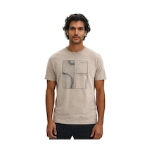Arma Ar-ma Erkek Bisiklet Yaka Tişört Resim Baskili Örme Kumaş Regular Fit %47 Modal %47 Pamuk %6 Likra 30/1 Penye Modal Full Likra Süprem Y31344473702 Gri-bej G8