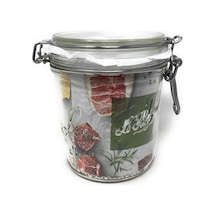 Super Terrines Klipsli/contalı Cam Kavanoz 750ml 1 Çok Renkli