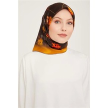 Armine Twill İpek Eşarp 23ka9048 53 Turuncu
